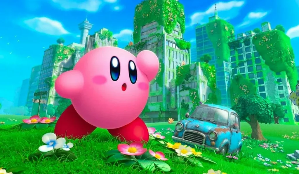 پوستر بازی ماجراجویی Kirby and the Forgotten Land